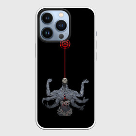 Чехол для iPhone 13 Pro с принтом ложный бог в городе Новоалтайск,  |  | armed | false | god | hands | multi | scull | кровь | многорукий | руки | череп