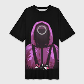 Платье-футболка 3D с принтом Squid Game Circle Guy в городе Новоалтайск,  |  | circle guy | comb | game | green | guards | honey | light | marbles | netflix | of | red | square guy | squid | stepping | stones | triangle guy | tug | war | в | зелёный | игра | испытание | кальмара | каната | квадрат | красный | круг | марблc |