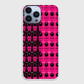 Чехол для iPhone 13 Pro Max с принтом Squid Game (pattern) в городе Новоалтайск,  |  | Тематика изображения на принте: netflix | ojingeo geim | squid | squid game | дорама | игра в кальмара | кальмар | ки хун | корея | нетфликс | сан ву | сериал