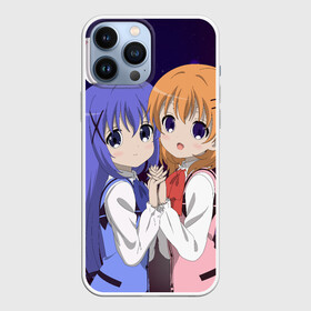 Чехол для iPhone 13 Pro Max с принтом Gochuumon wa Usagi Desu ka | Cocoa, Chino  Tippi в городе Новоалтайск,  |  | Тематика изображения на принте: anime | chino kafuu | gochuumon wa usagi desu ka | hot cocoa | аниме | заказывали кролика | кокоа хото | чино кафу