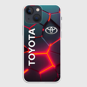 Чехол для iPhone 13 mini с принтом TOYOTA 3D NEON  | ТОЙОТА  3Д ПЛИТЫ НЕОН в городе Новоалтайск,  |  | auto | sport | toyota | авто | автомобиль | автомобильные | бренд | марка | машины | спорт | тойота