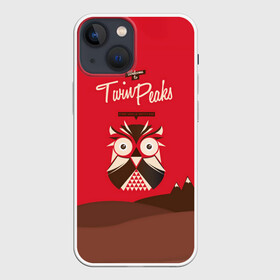 Чехол для iPhone 13 mini с принтом FIRE WALK WITH ME Twin Peaks в городе Новоалтайск,  |  | twin peaks | агент купер | девид линч | ретро | сериал | сова | твин пикс | телесериал | фильм