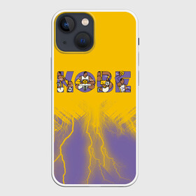 Чехол для iPhone 13 mini с принтом Коби Брайант (Kobe Bryant.) в городе Новоалтайск,  |  | Тематика изображения на принте: 24 | kobebryant | lakers | nba | баскетбол | баскетболист | коби брайант | лейкерс | нба | спорт