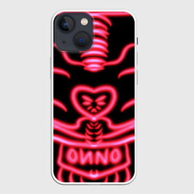 Чехол для iPhone 13 mini с принтом Neon and love в городе Новоалтайск,  |  | neon | люблю | любовь | неон | неоновое сердечко | неоновое сердце | сердечко | сердце