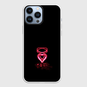 Чехол для iPhone 13 Pro Max с принтом Плавленное сердце в городе Новоалтайск,  |  | люблю | люблю тебя | любовь | неоновое сердце | розовое сердечко | розовое сердце | сердце | я тебя люблю
