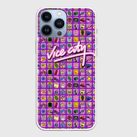 Чехол для iPhone 13 Pro Max с принтом GTA Vice City 2021 (ачивки паттерн) в городе Новоалтайск,  |  | auto | city | grand | gta | miami | rockstar | theft | tommy | vice | вайс | версетти | гта | либерти | майами | рокстар | сити | томми