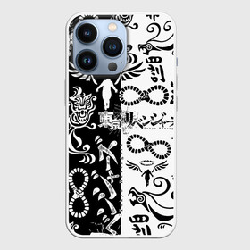 Чехол для iPhone 13 Pro с принтом ТОКИЙСКИЕ МСТИТЕЛИ ЛОГОБОМБИНГ ЧБ в городе Новоалтайск,  |  | Тематика изображения на принте: anime | draken | mikey | tokyorevengers | valhalla | аниме | вальгала | дракен | иероглифы | кэн | манга | мандзиро | микки | рюгудзи | сано | символы | токийские мстители
