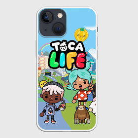Чехол для iPhone 13 mini с принтом Toca Boca | Тока бока Рита, Зик, Нари, Леон в городе Новоалтайск,  |  | toca boca | детская игра | зик | игра | леон | лого | логотип | нари | персонажи | прикоснуться ко рту | рита | тока бока