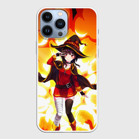 Чехол для iPhone 13 Pro Max с принтом MeguminKonoSuba в городе Новоалтайск,  |  | Тематика изображения на принте: anime | konosuba | manga | megumin | witch | аниме | ведьма | ведьмы | взрыв | манга | мегумин | прекрасный мир | юн юн | юнюн