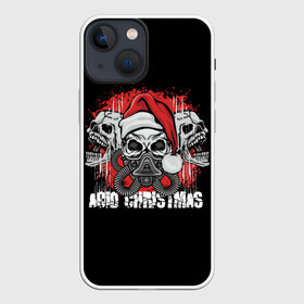 Чехол для iPhone 13 mini с принтом Mary Christmas (черепа) в городе Новоалтайск,  |  | christmas | merry christmas | santa claus | дед мороз | ёлка | зима | мороз | новый год | подарок | праздник | рождество | с новым годом | санта клаус | снегурочка | снежинки
