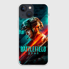 Чехол для iPhone 13 mini с принтом Battlefield 2042 game art в городе Новоалтайск,  |  | 2042 | action | art | battlefield | dice | game | shooter | soldier | арт | батла | баттлфилд | война | солдат | шутер