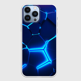 Чехол для iPhone 13 Pro Max с принтом 3D ПЛИТЫ | NEON STEEL | НЕОНОВЫЕ ПЛИТЫ в городе Новоалтайск,  |  | 3d | abstraction | among as | counter strike | geometry | hexagon | lol | neon | paints | stripes | texture | triangle | wow | абстракция | амонг ас | брызги | геометрия | краски | неон | неоновый | разлом | соты | текстура