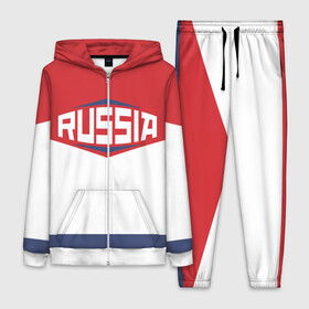 Женский костюм 3D с принтом Russia в городе Новоалтайск,  |  | background | russia | russian national team | россия | сборная россии | фон