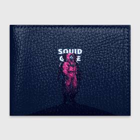 Обложка для студенческого билета с принтом ТРЕУГОЛЬНИК НА СТРАЖЕ | SQUID GAME в городе Новоалтайск, натуральная кожа | Размер: 11*8 см; Печать на всей внешней стороне | guards | netflix | squid game | triangle | игра | игра в кальмара | нетфликс | охрана | сериал | стража | стражи | треугольник