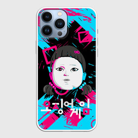 Чехол для iPhone 13 Pro Max с принтом SQUID GAME | ИГРА В КАЛЬМАРА | DOLL, в городе Новоалтайск,  |  | 001 | 067 | 199 | 456 | squid game | злодей | игра | игра в кальмара | кальмары | люди в масках | на выживания | отряд стражей | сериал