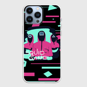 Чехол для iPhone 13 Pro Max с принтом Игра в кальмара | (Squid Game), в городе Новоалтайск,  |  | 001 | 067 | 199 | 456 | squid game | злодей | игра | кальмары | люди в масках | на выживания | отряд стражей | сериал | теги игра в кальмара