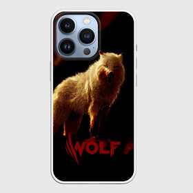 Чехол для iPhone 13 Pro с принтом Красный волк. в городе Новоалтайск,  |  | Тематика изображения на принте: wolf | wolfs | волк | волки | волчара | животные | звери | лес | природа