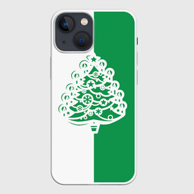 Чехол для iPhone 13 mini с принтом Зелёная Ёлочка в городе Новоалтайск,  |  | christmas | merry christmas | santa claus | дед мороз | ёлка | елочные шары | игрушки | новый год | подарки | праздник | с новым годом | санта клаус | снегурочка | украшения