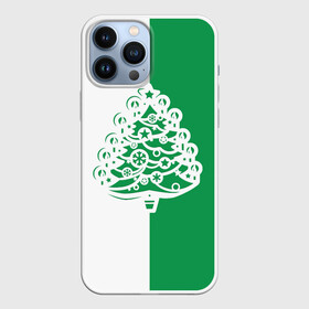 Чехол для iPhone 13 Pro Max с принтом Зелёная Ёлочка в городе Новоалтайск,  |  | Тематика изображения на принте: christmas | merry christmas | santa claus | дед мороз | ёлка | елочные шары | игрушки | новый год | подарки | праздник | с новым годом | санта клаус | снегурочка | украшения