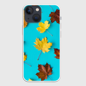 Чехол для iPhone 13 mini с принтом Кленовый листочек в городе Новоалтайск,  |  | красивое | листья | модное | осень | тренды