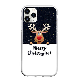 Чехол для iPhone 11 Pro матовый с принтом Новогодний Оленёнок Рудольф в городе Новоалтайск, Силикон |  | christmas | merry christmas | santa claus | дед мороз | ёлка | новогодние олени | новый год | оленёнок бэмби | оленёнок рудольф | с новым годом | сантаклаус | свитер с оленями | северный олень | снегурочка | снежинки