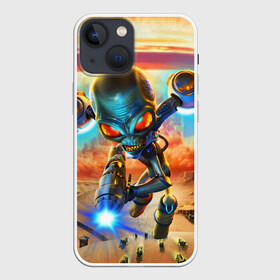 Чехол для iPhone 13 mini с принтом Destroy all Aliens в городе Новоалтайск,  |  | alien | area 51 | area 52 | crypto | destroy all humans | game | nintendo | playstation | video game | xbox | видео игра | зона 51 | зона52 | игра | иксбокс | инопланетянин | крипто | нинтендо | плейстейшен | уничтожить всех людей