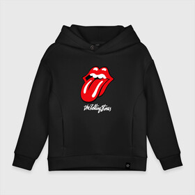Детское худи Oversize хлопок с принтом Rolling Stones   Роллинг Стоунз в городе Новоалтайск, френч-терри — 70% хлопок, 30% полиэстер. Мягкий теплый начес внутри —100% хлопок | боковые карманы, эластичные манжеты и нижняя кромка, капюшон на магнитной кнопке | Тематика изображения на принте: heavy metal | metal | rock | rolling | rolling stones | stones | trash metal | губы | квартет | метал | рок | рок группа | рок группы | роллинг стоунз | трэш метал | хеви метал | язык