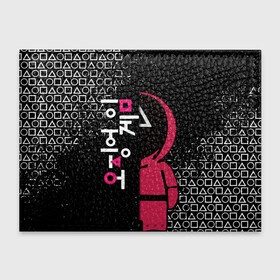 Обложка для студенческого билета с принтом ИГРА В КАЛЬМАРА ТРЕУГОЛЬНИК | SQUID GAME в городе Новоалтайск, натуральная кожа | Размер: 11*8 см; Печать на всей внешней стороне | squid game | аноним | игра в кальмара | игра в кальмаров | игра на выживание | игры | квадрат | круг | маска | сериал | сотрудник | стражи | треугольник | фильм