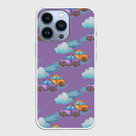 Чехол для iPhone 13 Pro с принтом детские машинки в городе Новоалтайск,  |  | Тематика изображения на принте: авто | автомобили | дети | детские | машина | машинки | машины