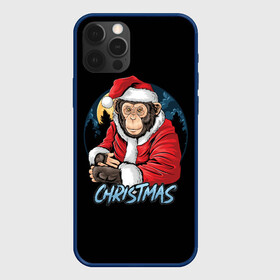 Чехол для iPhone 12 Pro Max с принтом CHRISTMAS (обезьяна) в городе Новоалтайск, Силикон |  | chimpanzee | christmas | gorilla | merry christmas | monkey | santa claus | бигфут | гамадрил | гиббон | год обе | горилла | дед мороз | ёлка | животное | зверь | мартышка | новый год | обезьяна | орангутан | подарок | праздник