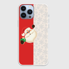Чехол для iPhone 13 Pro Max с принтом Дед Мороз (селфи) в городе Новоалтайск,  |  | christmas | merry christmas | santa claus | дед мороз | ёлка | зима | мороз | новый год | подарок | праздник | рождество | с новым годом | санта клаус | селфи | снегурочка | телефон | фото
