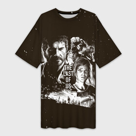 Платье-футболка 3D с принтом THE LAST OF US ЭЛЛИ И ДЖОЭЛ  ОДНИ ИЗ НАС в городе Новоалтайск,  |  | Тематика изображения на принте: cicadas | ellie | fireflies | naughty dog | stalker | tattoo ellie | the last of us | the last of us part 2 | tlou | tlou2 | джоэл | каннибалы | ласт оф ас | одни из нас | охотники | последние из нас | сталкер | тату элли | топляк | цикады | ще