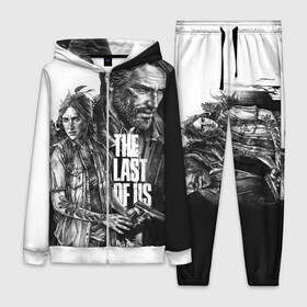 Женский костюм 3D с принтом THE LAST OF US ЧЁРНО БЕЛЫЙ в городе Новоалтайск,  |  | cicadas | ellie | fireflies | naughty dog | stalker | tattoo ellie | the last of us | the last of us part 2 | tlou | tlou2 | джоэл | каннибалы | ласт оф ас | одни из нас | охотники | последние из нас | сталкер | тату элли | топляк | цикады | ще