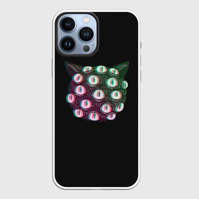 Чехол для iPhone 13 Pro Max с принтом Космический Кот Монстр в городе Новоалтайск,  |  | aliens | cat | eye | eyes | ghost | halloween | illusion | monster | mystic | space | ufo | глаз | глаза | иллюзия | космический | кот | кошка | мистика | монстр | нло | призрак | пришельцы | хэллоуин