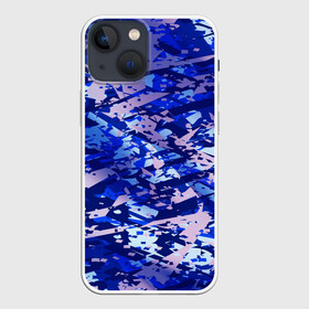 Чехол для iPhone 13 mini с принтом Абстрактный микс в городе Новоалтайск,  |  | абстрактный | абстракция | иллюстрация | краска | пятна | синий | узор | цветной