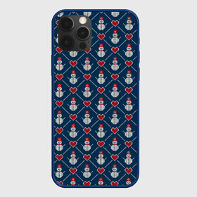 Чехол для iPhone 12 Pro Max с принтом Снеговики с Сердечками в городе Новоалтайск, Силикон |  | Тематика изображения на принте: love | merry christmas | дед мороз | ёлка | зима | любовь | мороз | новый год | подарок | праздник | рождество | с новым годом | сантаклаус | свитер | свитер с сердечками | свитер со снеговиками | сердца | снег
