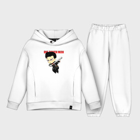 Детский костюм хлопок Oversize с принтом Бэд One Punch Man в городе Новоалтайск,  |  | baddo | kinzoku batto | one punch man | one punchman | onepunchman | аниме | ассоциация героев | бэд | ван панч мен | ванпанчмен | манга | стальная бита | человек одинудар | человек одного удара