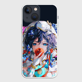 Чехол для iPhone 13 mini с принтом Venti gi  ест яблоко Genshin impact Геншин Импакт в городе Новоалтайск,  |  | genshin impact | venti gi | венди | венти | венти жи | геншен | геншин импакт | игра | эмпакт