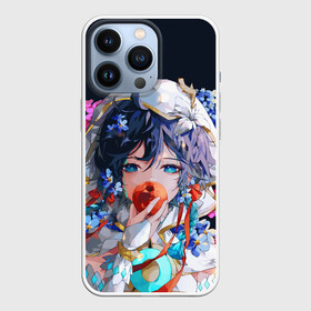 Чехол для iPhone 13 Pro с принтом Venti gi  ест яблоко Genshin impact Геншин Импакт в городе Новоалтайск,  |  | genshin impact | venti gi | венди | венти | венти жи | геншен | геншин импакт | игра | эмпакт