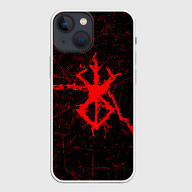 Чехол для iPhone 13 mini с принтом Berserk: Трещена. в городе Новоалтайск,  |  | berserk | knight | аниме | берсерк | рыцарь