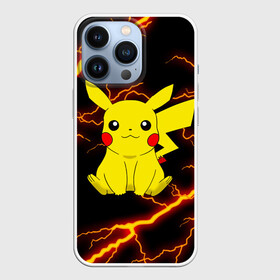 Чехол для iPhone 13 Pro с принтом PIKACHU PIKA PIKA РАЗРЯДЫ МОЛНИЙ в городе Новоалтайск,  |  | animals | pika | pika pika | pikachu | pokemon | детектив пикачу | животные | звери | пика | пикачу | покемон