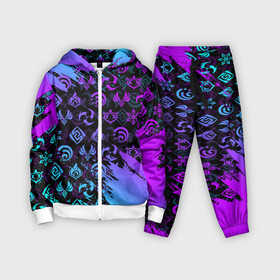 Детский костюм 3D с принтом GENSHIN NEON PATTERN SYMBOL   НЕОН ЭМБЛЕМЫ в городе Новоалтайск,  |  | amber | anime | genshin impact | girl | jean | lisa | paimon | xiao | zelda | анемо | аниме | геншен импакт | геншин импакт | геншин эмпакт | геншинимпакт | девушка | игры | кли | лиза | паймон | пеймон | персонажи | сяо | тян