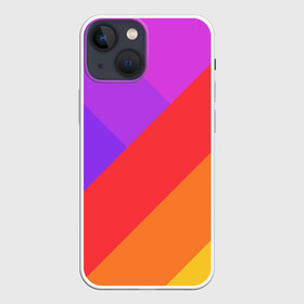 Чехол для iPhone 13 mini с принтом РАДУЖНАЯ ГЕОМЕТРИЯ   RAINBOW GEOMETRY в городе Новоалтайск,  |  | abstraction | geometry | hexagon | neon | paints | rainbow | stripes | texture | triangle | абстракция | брызги | геометрия | краски | неон | радуга | соты | текстура