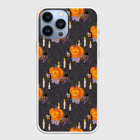 Чехол для iPhone 13 Pro Max с принтом Хэллоуин   тыквы и свечи в городе Новоалтайск,  |  | Тематика изображения на принте: свеча | свечи | ужасы | хеллоуин | хелоуин | хэллоуин | хэлоуин