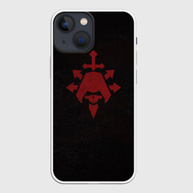 Чехол для iPhone 13 mini с принтом Падшие ангелы (цвет легиона отступников) в городе Новоалтайск,  |  | 1 легион | astartes | cypher | dark angels | fallen angels | legion | waha | warhammer | астартес | вархаммер | ваха | падшие ангелы | сайфер | темные ангелы