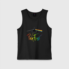 Детская майка хлопок с принтом PINK FLOYD COLOR LOGO в городе Новоалтайск,  |  | pink floyd | артрок | группа | музыка | пинк флойд | прогрессивный рок | протопрог | психоделический рок | рок | рок группа | спейсрок | эйсидрок | экспериментальный рок