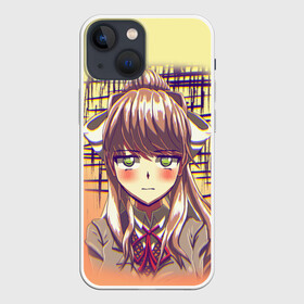 Чехол для iPhone 13 mini с принтом Game Doki Doki Literature Club в городе Новоалтайск,  |  | doki doki literature club | monika | доки доки | доки доки литературный клуб | игра | хоррор