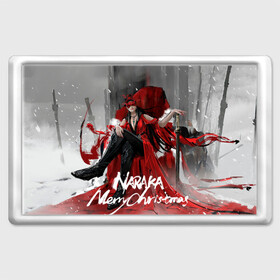 Магнит 45*70 с принтом Naraka Merry Christmass в городе Новоалтайск, Пластик | Размер: 78*52 мм; Размер печати: 70*45 | battle royal | game | games | naraka bladepoint | блэйд поинт | игра | игры | королевская битва | нарака блэйдпоинт