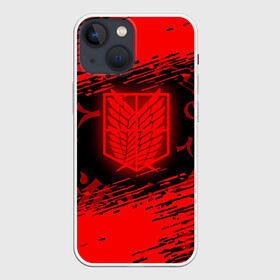 Чехол для iPhone 13 mini с принтом Атака Титанов: Паттерн в городе Новоалтайск,  |  | Тематика изображения на принте: attack on titan | monsters | аниме | атака титанов | монстры | титаны