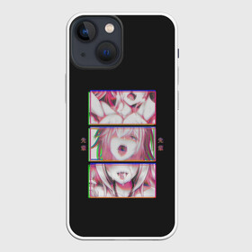 Чехол для iPhone 13 mini с принтом Ahegao девушка в городе Новоалтайск,  |  | ahegao | ахегао | девушка | розовый
